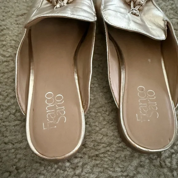 Franco Sarto Women's Rose Gold Loafers - Picture 4 of 4